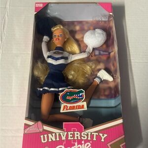 Barbie Pink Cheerleader Doll Box